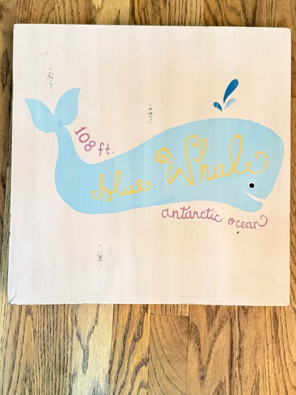 Pottery Barn Kids Wall Art Set of 2 Amazon River Dolphin Blue Whale